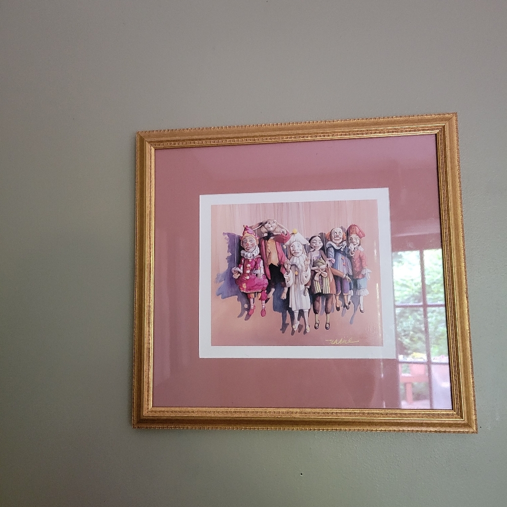 Nancy Noel framed print titled Strings.